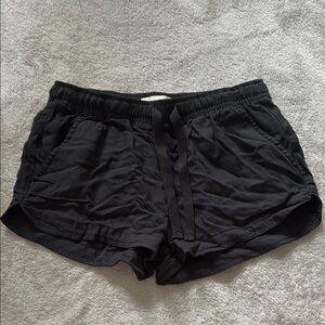 Black Low Rise Shorts